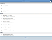 Tablet Screenshot of forums.avax-software.com